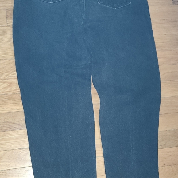 VINTAGE LEVIS 551 MED BLACK WOMENS JEANS GREAT FIND MADE IN THE USA SIZE 8 MED - Picture 6 of 15